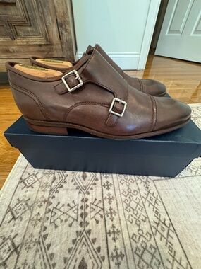 Never worn.  Cole Haan Warner Monk Strap Dress shoe